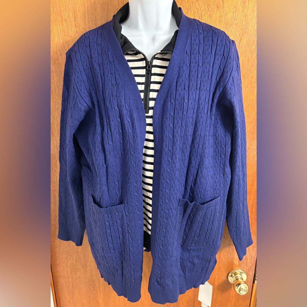 Lomon Womens Cardigan Sweater Sz. XL